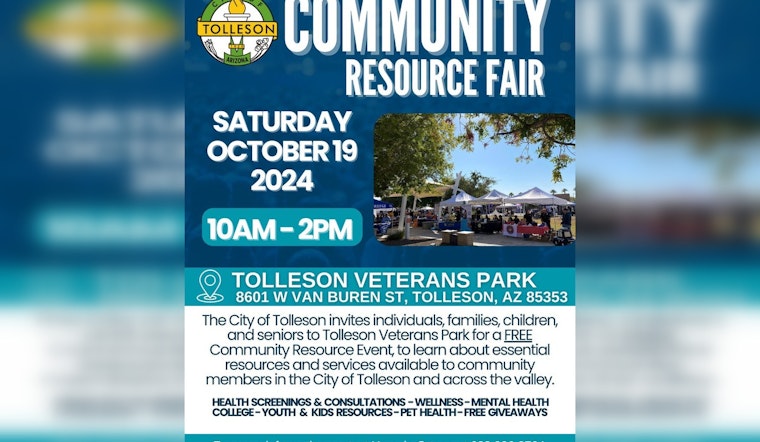 Tolleson to Connect Community with Essential Services at Upcoming Resource Fair
