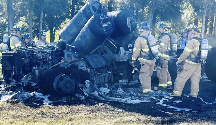 Tractor Trailer Fire on I-77 Causes Major Delays for Charlotte Commuters as Lanes Close Near Westinghouse Boulevard
