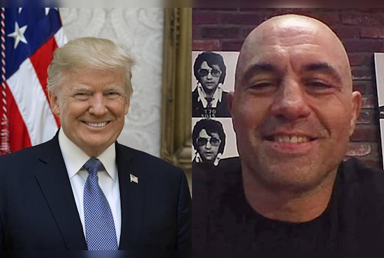 Trump Tackles Rogan's Podcast Arena In Austin, A New Stage for Political Showdown As VP Harris Rallies in Houston!
