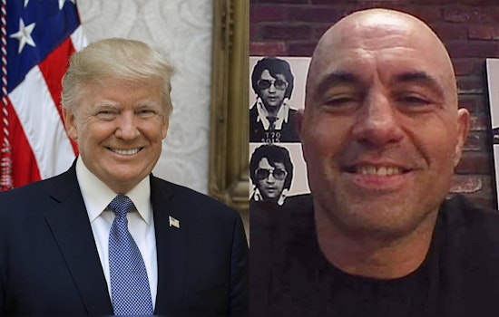 Trump Tackles Rogan's Podcast Arena In Austin, A New Stage for Political Showdown As VP Harris Rallies in Houston!