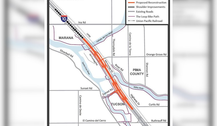 Tucson's I-10 Expansion Advances with New Westbound Lanes Open