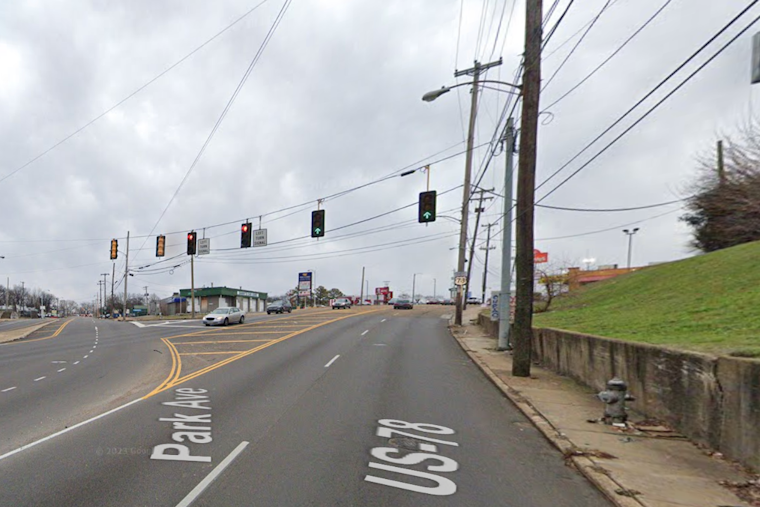 Two Hospitalized After Two-Vehicle Collision on Park Avenue in Memphis