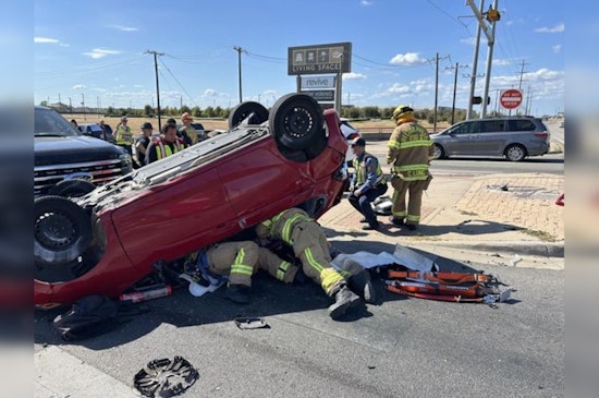 Two Hospitalized Following Vehicle Rescue Operation at Pflugerville Intersection
