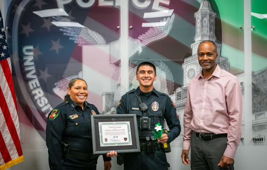 University of North Texas Officer Honored with Life Saving Award for Critical Response