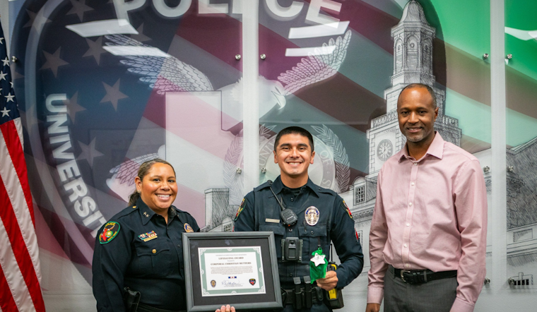 University of North Texas Officer Honored with Life Saving Award for Critical Response