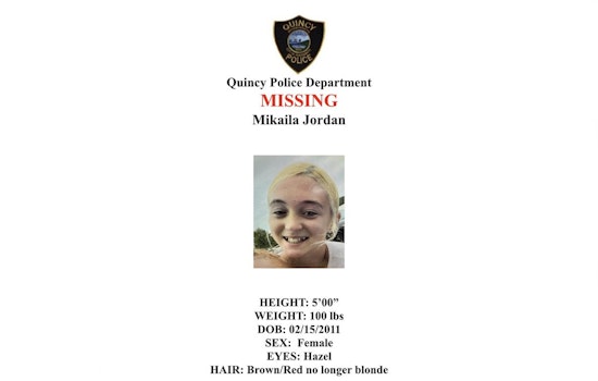 Urgent Search for Missing 13-Year-Old Mikaila Jordan in Braintree, Quincy, Weymouth, and Boston Area