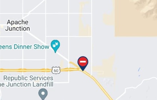 US 60 Reopens Near Apache Junction and Gold Canyon After Downed Power Line Disruption