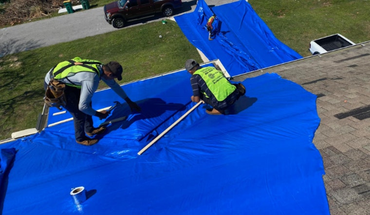 U.S. Army Corps of Engineers Offers Free Emergency Roof Coverings to Charlotte Residents in Hurricane Milton's Aftermath