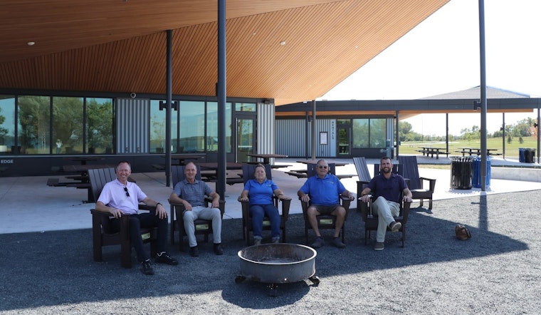 Waconia's Paradise Commons Upgrades to New Outdoor Furniture with Waconia Rotary Club's $10,000 Donation