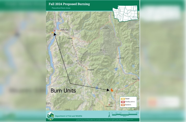 WDFW Initiates Prescribed Burns in Eastern Washington to Bolster Wildlife Habitats