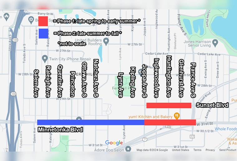 Weekend Work on Minnetonka Blvd Gas Line Replacement to Bring Noise and Parking Restrictions
