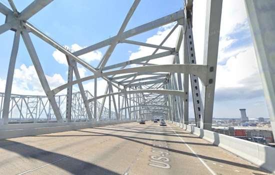 Westbound Lanes on Crescent City Connection Bridge Reopened After Multi-Vehicle Crash Causes Major Traffic Delays in New Orleans