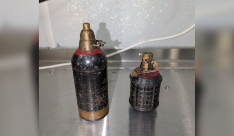 Westlake Woman Uncovers WWII Era Grenade and Mortar in Home, Bomb Squad Responds Safely