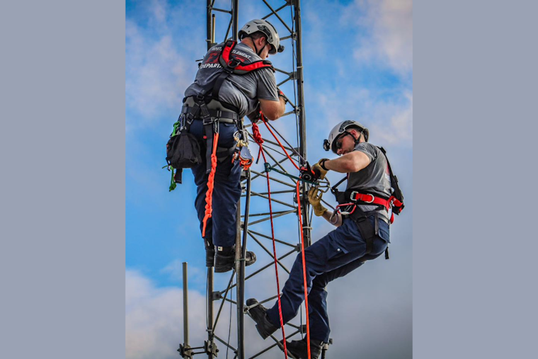 White Settlement Firefighters Elevate Rescue Skills with Rope Training Drills
