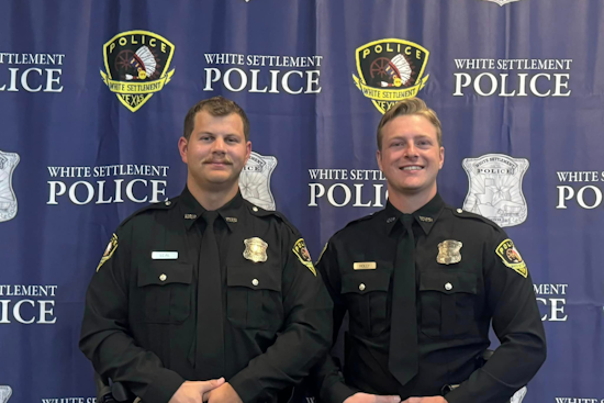 White Settlement Police Department Welcomes New Officers Holly and Leal to the Force
