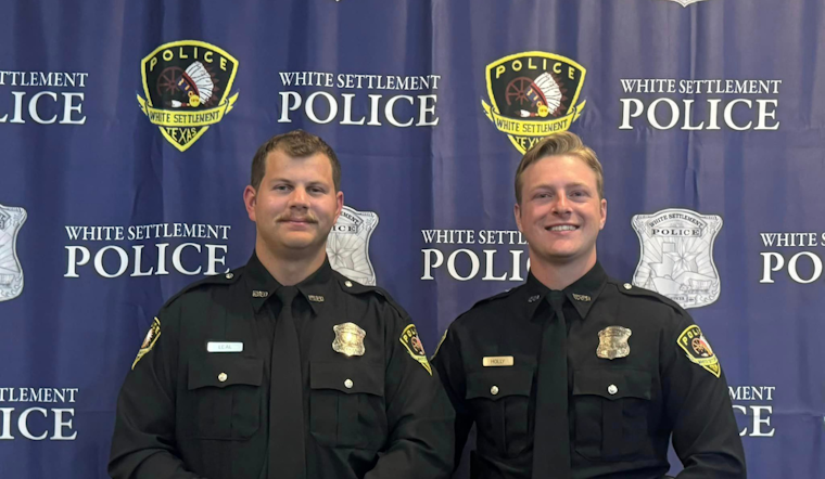 White Settlement Police Department Welcomes New Officers Holly and Leal to the Force