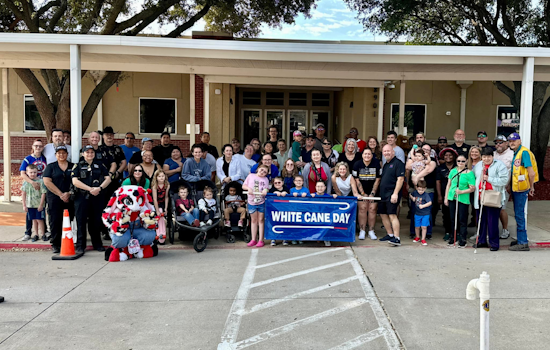 White Settlement Unites for First White Cane Walk Promoting Awareness for Visually Impaired