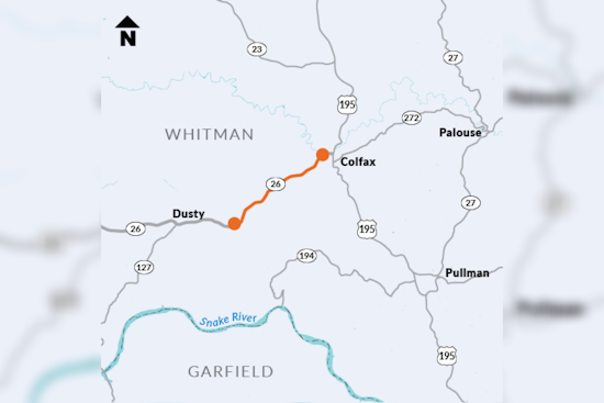Whitman County Celebrates New Passing Lanes on State Route 26 with Ribbon-Cutting Ceremony