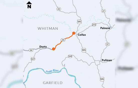 Whitman County Celebrates New Passing Lanes on State Route 26 with Ribbon-Cutting Ceremony