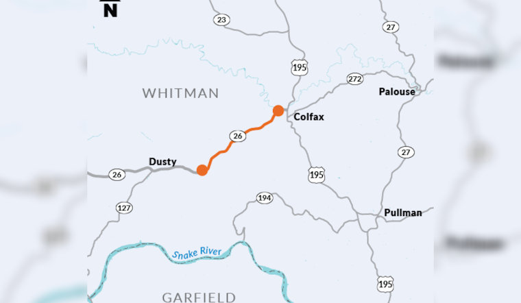 Whitman County Celebrates New Passing Lanes on State Route 26 with Ribbon-Cutting Ceremony