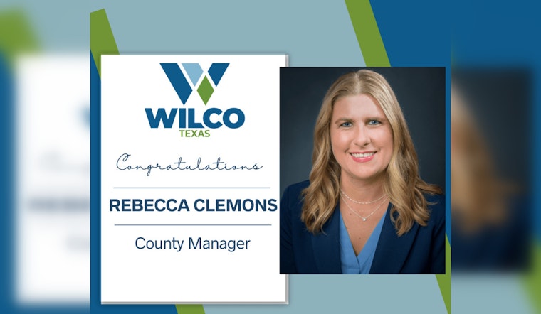 Williamson County Appoints Rebecca Clemons as First County Manager Amid Rapid Expansion