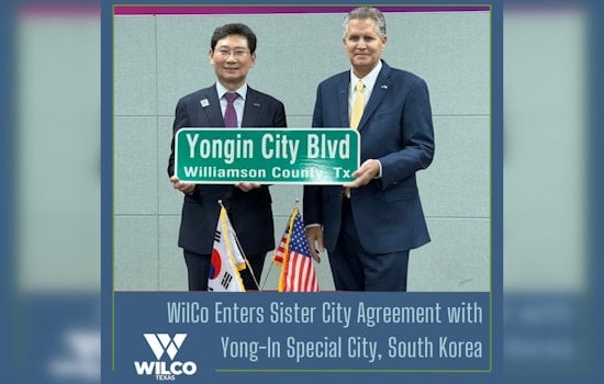 Williamson County, Texas, Forges Sister City Alliance with Yong-In Special City, South Korea to Boost Education, Culture, and Tech