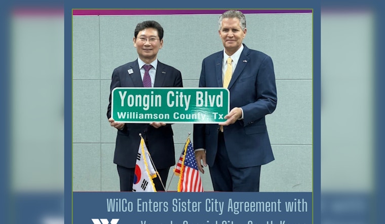 Williamson County, Texas, Forges Sister City Alliance with Yong-In Special City, South Korea to Boost Education, Culture, and Tech