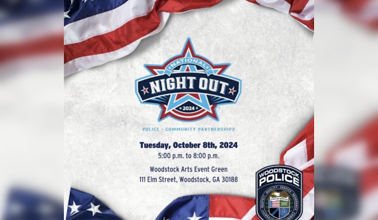 Woodstock Gears Up for 41st Annual National Night Out to Strengthen Community and Police Bonds