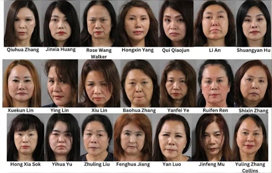 21 Arrested in Polk County Massage Parlor Sting on Prostitution-Related Charges