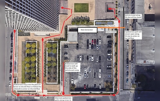 7th Avenue Closure Begins November 11 for War Memorial/LP Construction Project