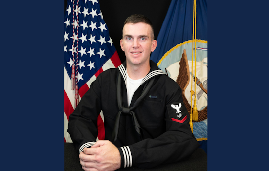 Aledo's Own ET3 Dillon Jesseph Honored with Navy's Blue Jacket of the Quarter at NAS JRB Fort Worth