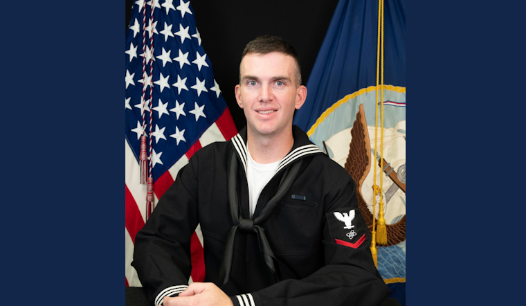 Aledo's Own ET3 Dillon Jesseph Honored with Navy's Blue Jacket of the Quarter at NAS JRB Fort Worth
