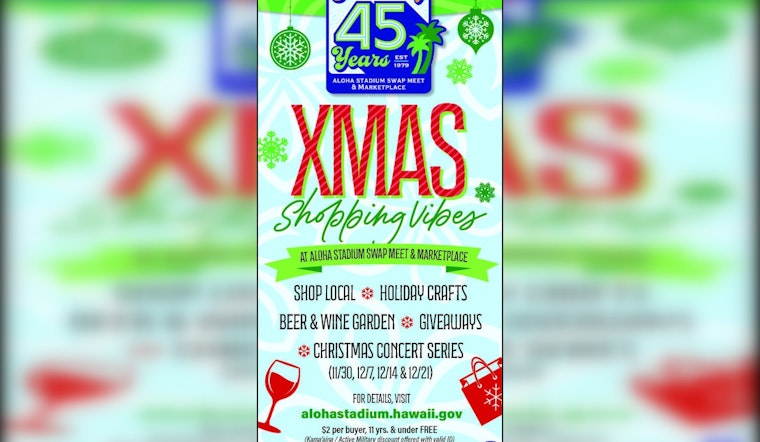 Aloha Stadium Welcomes Shoppers to the 'Home for the Holidays' Extravaganza in Hawaii