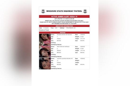 AMBER Alert Issued as Statewide Search Intensifies for Abducted Missouri Mom and Her Young Daughters Following Sightings