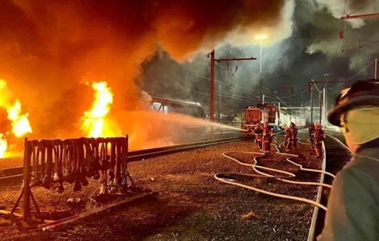 Amtrak Train Cars Damaged in Major Fire at Washington, D.C. Maintenance Yard; No Injuries Reported