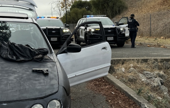 Armed Parolee Captured in Vallejo After Chase, Illegal Firearm and Methamphetamine Seized