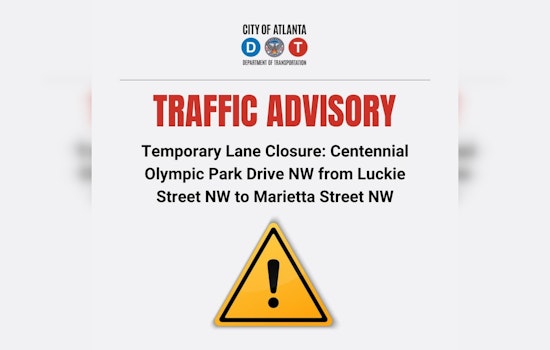 Atlanta Commuters Alert: Centennial Olympic Park Drive NW to Undergo Nightly Resurfacing, Expect Delays