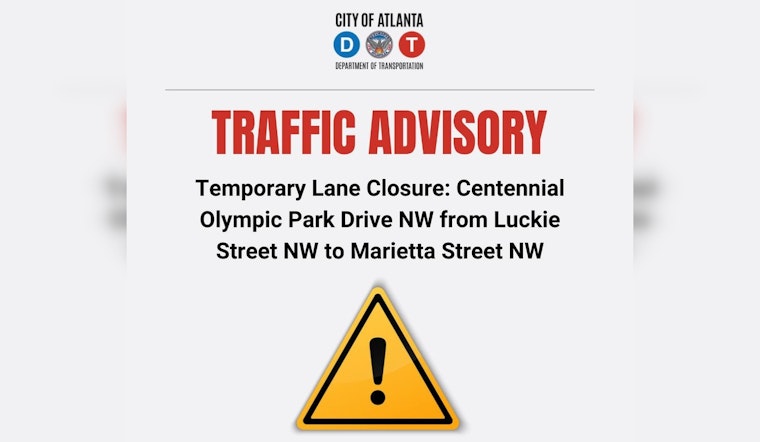 Atlanta Commuters Alert: Centennial Olympic Park Drive NW to Undergo Nightly Resurfacing, Expect Delays