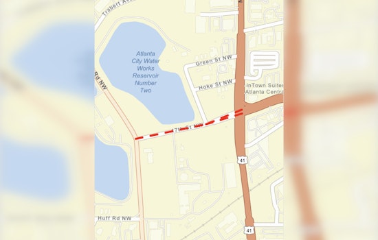Atlanta Drivers Alert: Lane Closure on 17th Street NW for Ramp Repairs Starting November 11