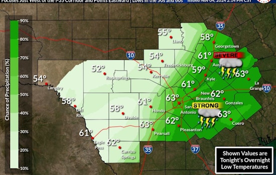 Austin Braces for Potential Severe Weather Today with 50% Chance of Thunderstorms