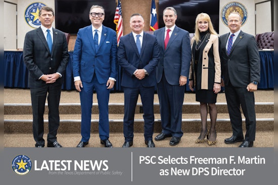Austin to Welcome Freeman F. Martin as New Texas DPS Director Following Unanimous Selection