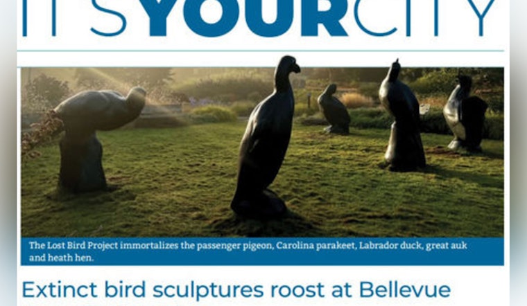 Bellevue Honors Extinct Birds with Sculptures, Boosts Greenery and Infrastructure
