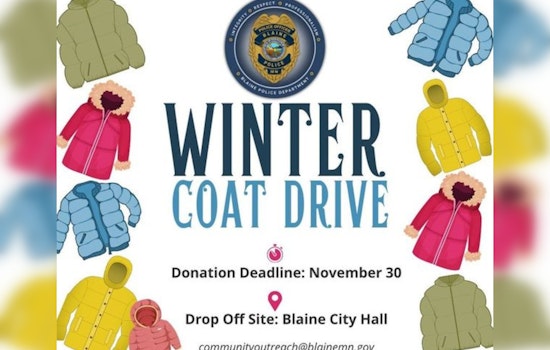 Blaine Community Rallies for Annual Winter Coat Drive in Friendly Department Competition