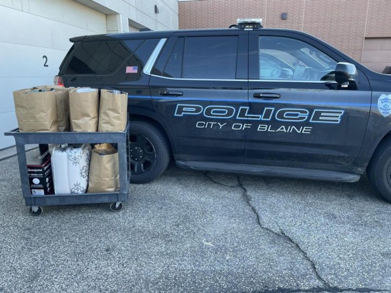 Blaine Police Department Bolsters Community Support with Generous Donations to Alexandra House