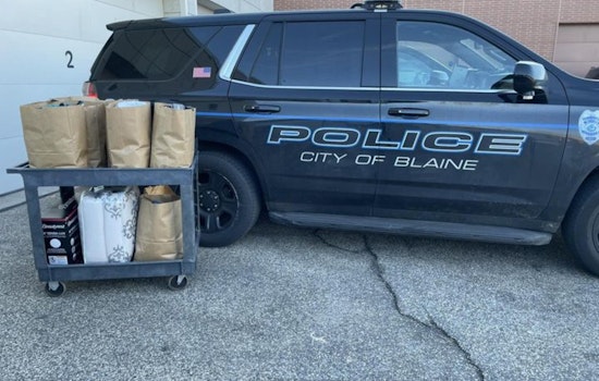 Blaine Police Department Bolsters Community Support with Generous Donations to Alexandra House
