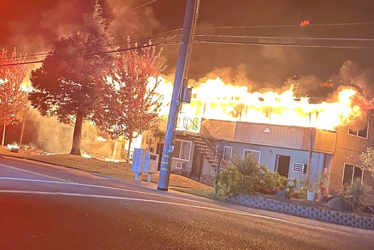 Blaze Ravages North Highlands Apartment Complex, Over 40 Displaced
