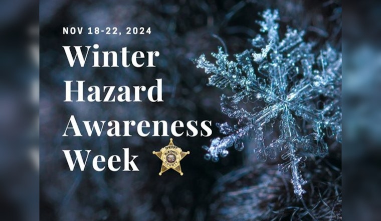 Blue Earth County Sheriff's Office Announces Winter Hazard Awareness Week to Equip Minnesota Residents for Cold Season
