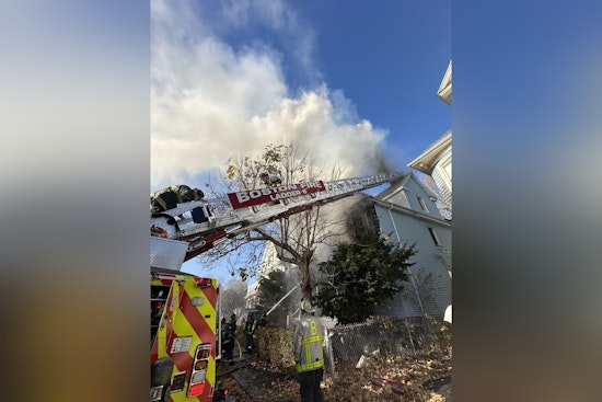 Boston Fire Department Battles Third-Alarm Blaze on Weyonoke Street in Dorchester
