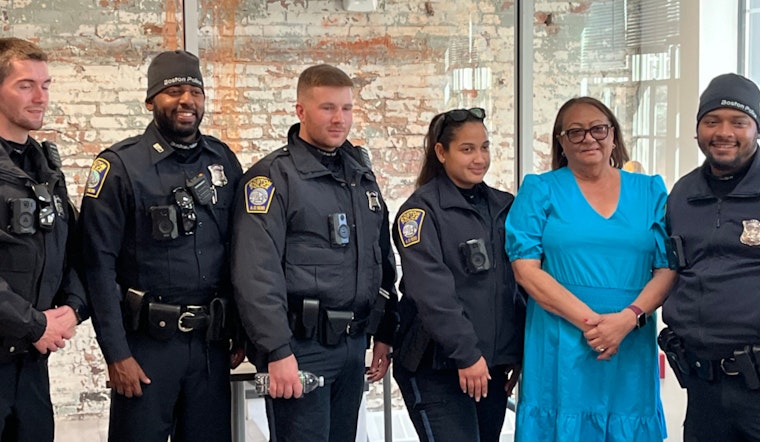 Boston Police and Whole Foods Bring Thanksgiving Cheer to Roxbury with Turkey and Gift Card Donations