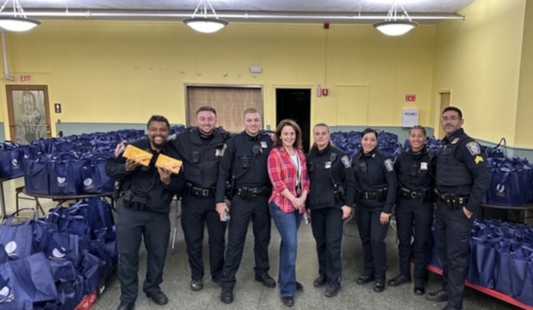 Boston Police Department Spreads Thanksgiving Cheer with Meal Distribution at St. Anthony’s Shrine